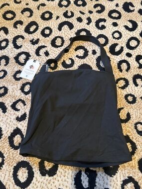 Laslulee Black Halter Tank Top - S